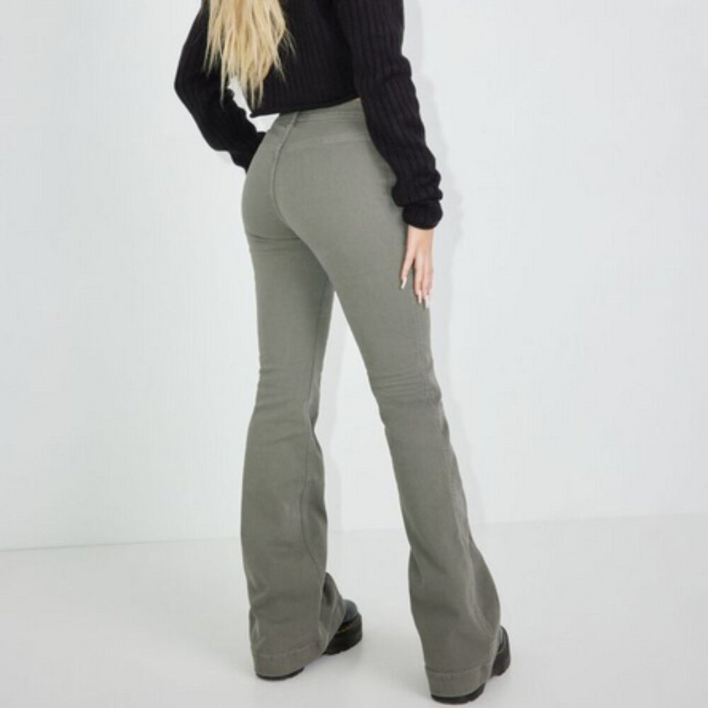 Garage (L) Women's Bell Bottom Jeans Low Rise Flare Pant